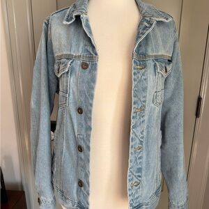 Zara MENS Light Blue Denim Jacket EUC